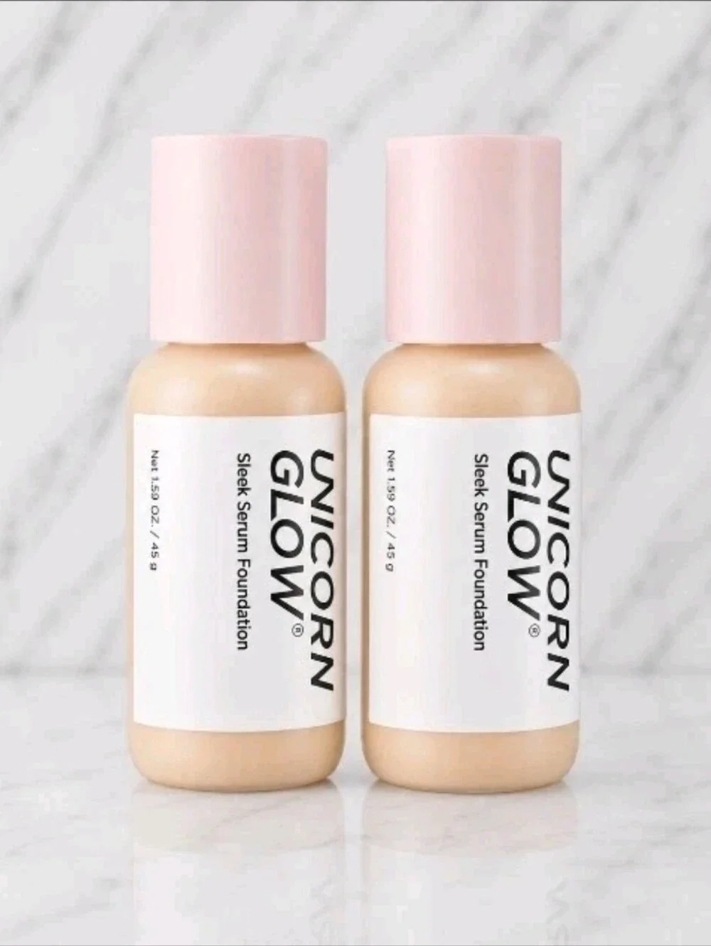 2 Unicorn Glow #117C Sleek Serum Foundation 1.58 oz each SEALED! $28 MSRP